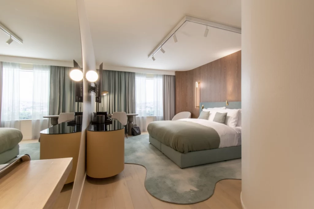 Mövenpick Brussels Airport luxueuze hotelkamer