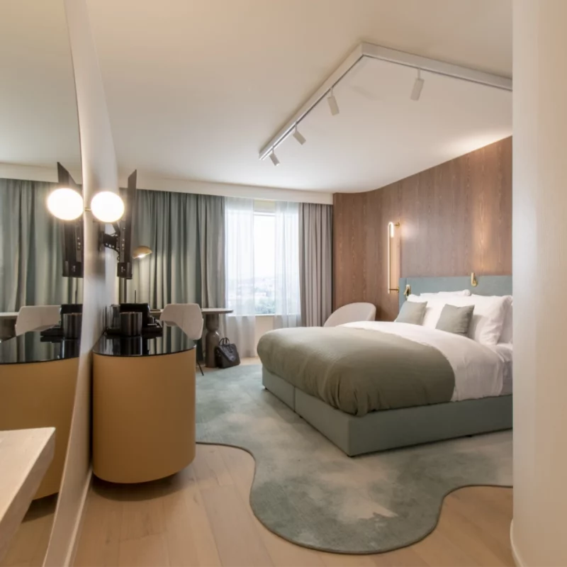 Mövenpick Brussels Airport luxueuze hotelkamer