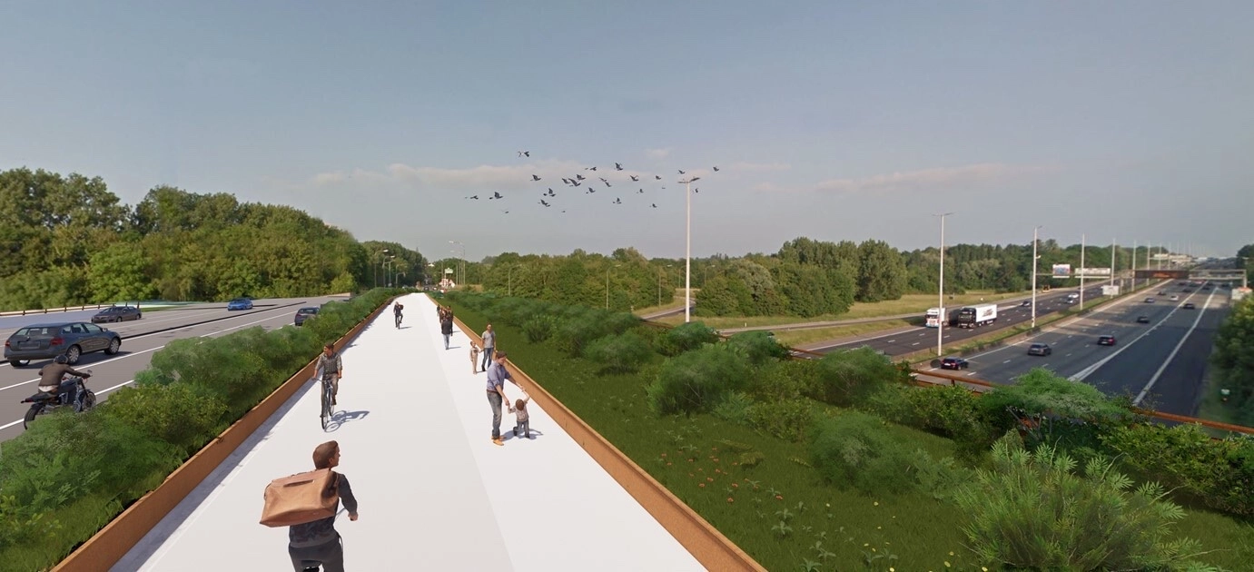 Brug Hector Henneaulaan toekomstbeeld